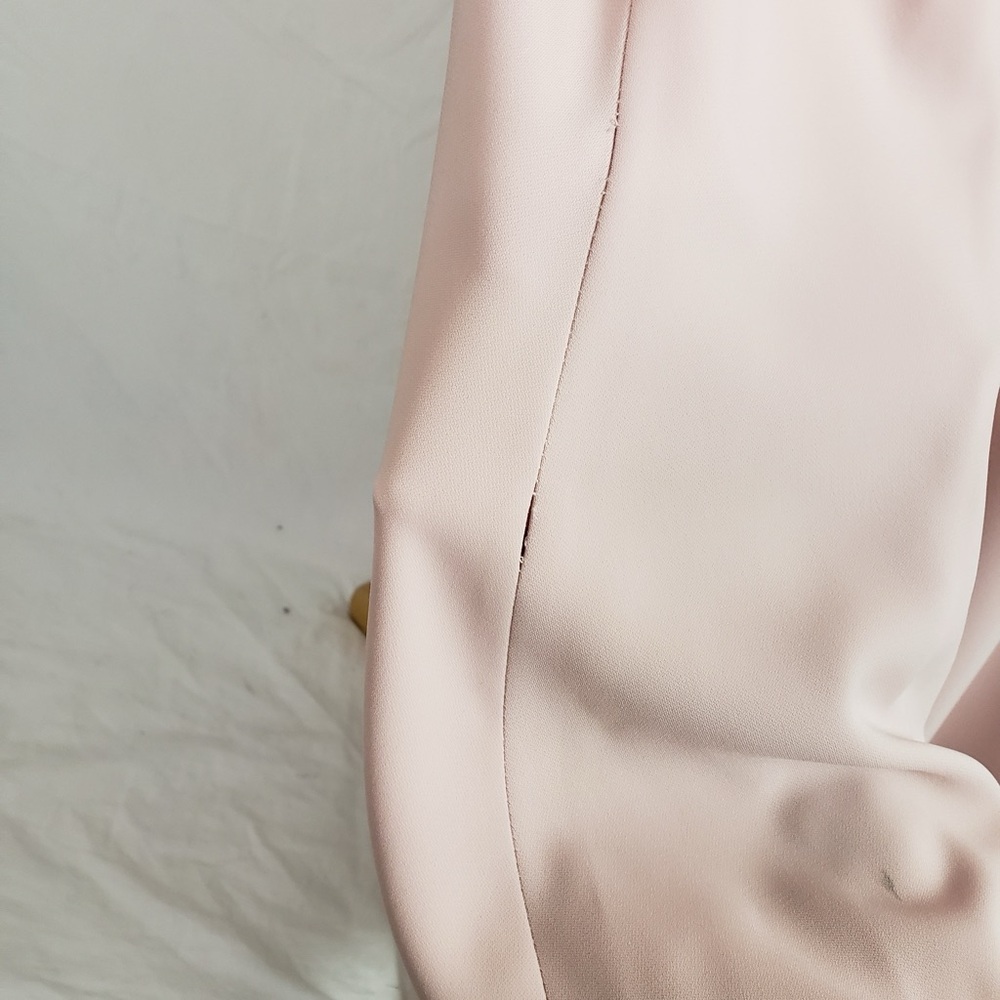 Muted Pink Maxi Dress with Square Neckline for Weddings - Picture 8 of 10